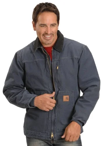 Modern Tailoring Carhartt C61 Men's Ridge Coat Sherpa Lined Sandstone