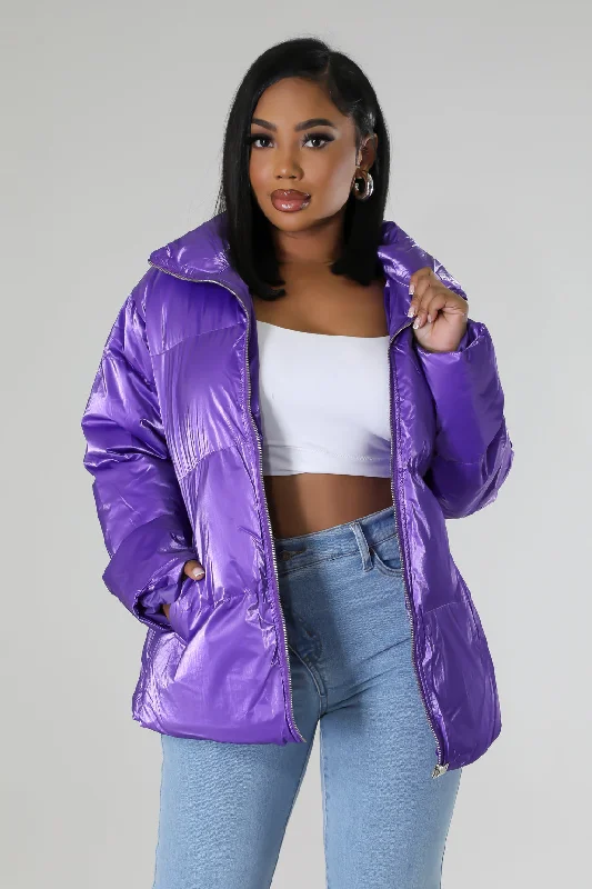Design Trend Shine Bomber Jacket