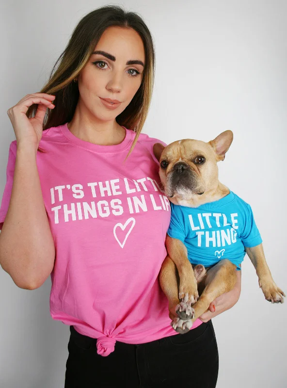 Easygoing Style It's The Little Things In Life Matching T-Shirt Set