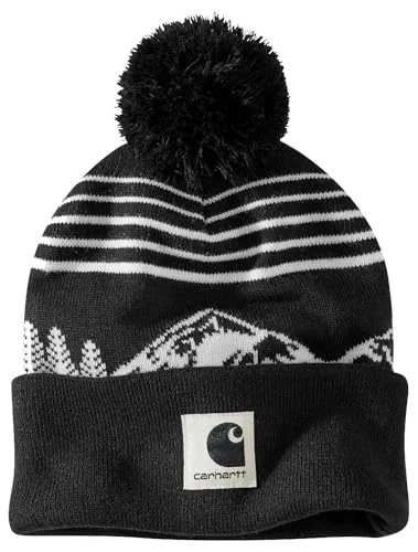 Fashionable And Versatile Carhartt 106335 Men's Knit Pom Mountain Beanie