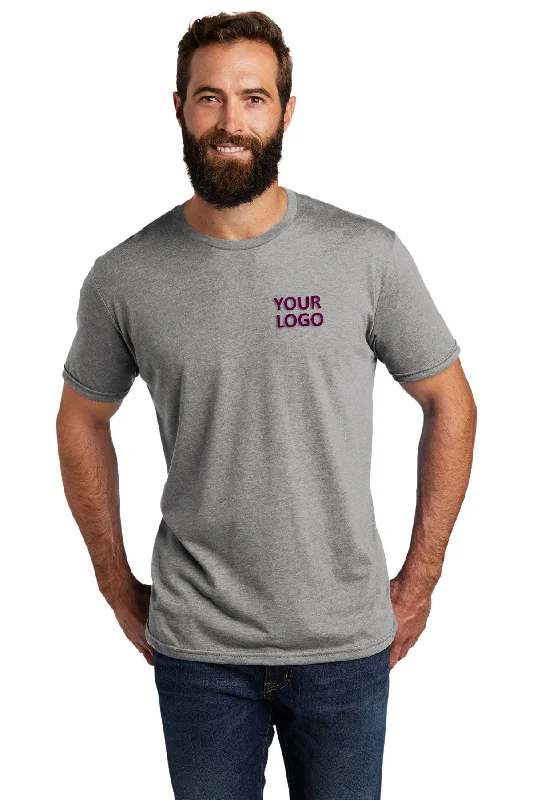 New Autumn And Winter Styles Allmade Unisex Tri-Blend Branded Tee, Aluminum Grey