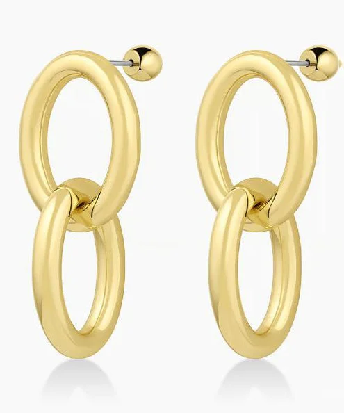 Casual And Comfortable Gorjana Lou Drop Earrings in Gold