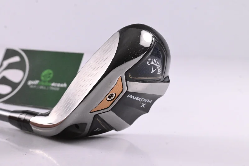 Autumn Selection Left Hand Callaway Paradym X #5 Hybrid / 24 Degree / Regular Flex HZRDUS Silver