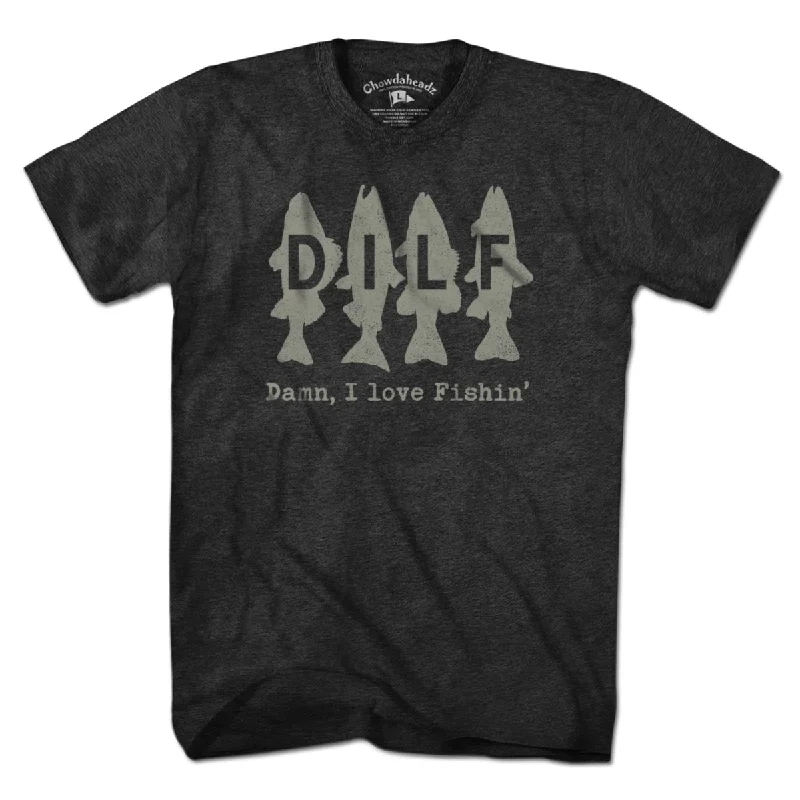 Spiritual Vitality DILF - Damn I Love Fishin' T-Shirt