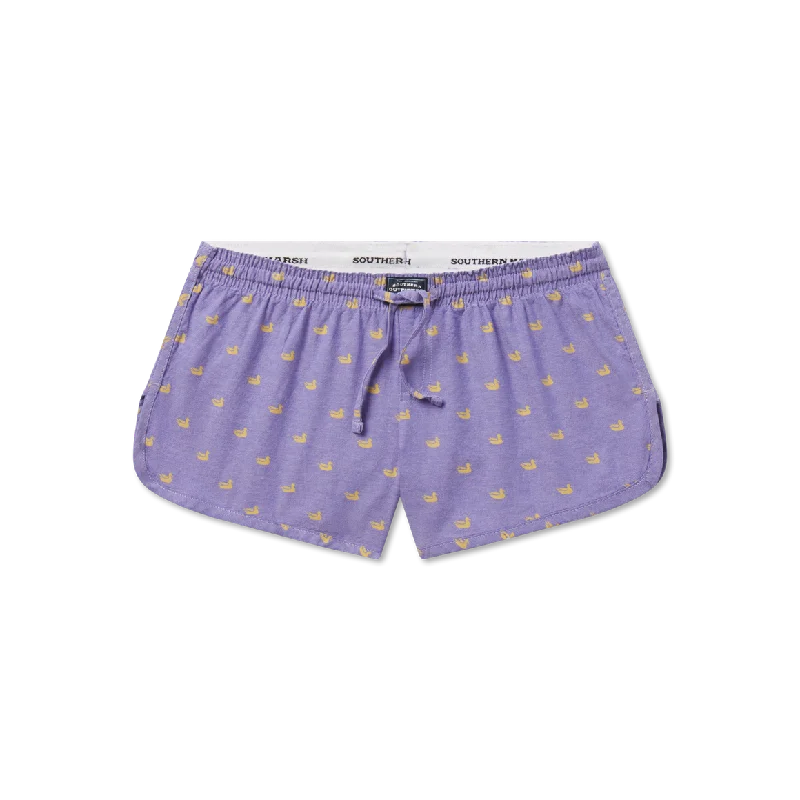 Purple with Gold Ducks