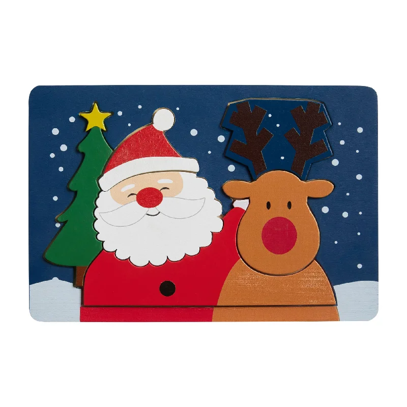 Elegant And Simple Santa Puzzles