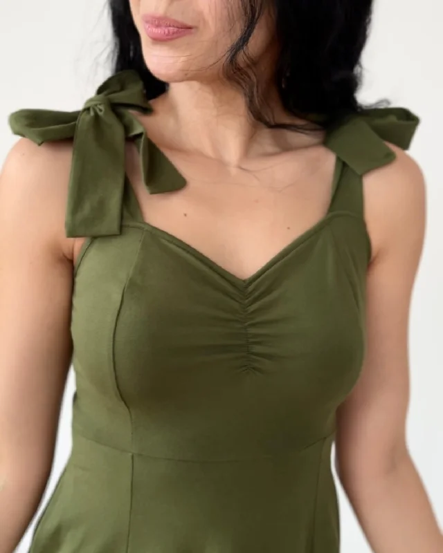 COLETTE dress in Olive