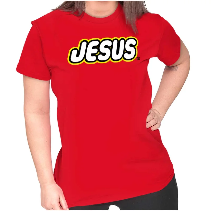 Jesus Said Chill Ladies T Shirt