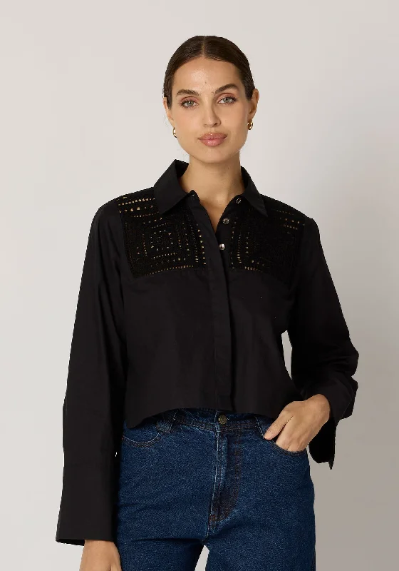 Elegant Design Cleobella Sierra Blouse in Black