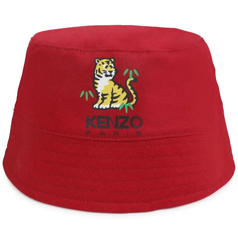 Red Bucket Hat