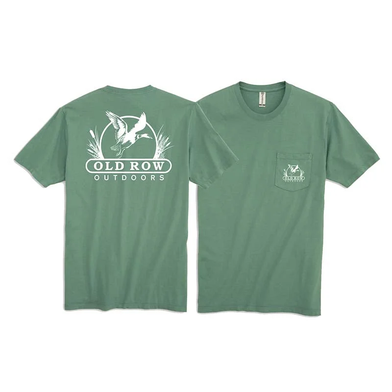 Warm Winter Series Outdoor Mallard Short Sleeve T-Shirt in Pine