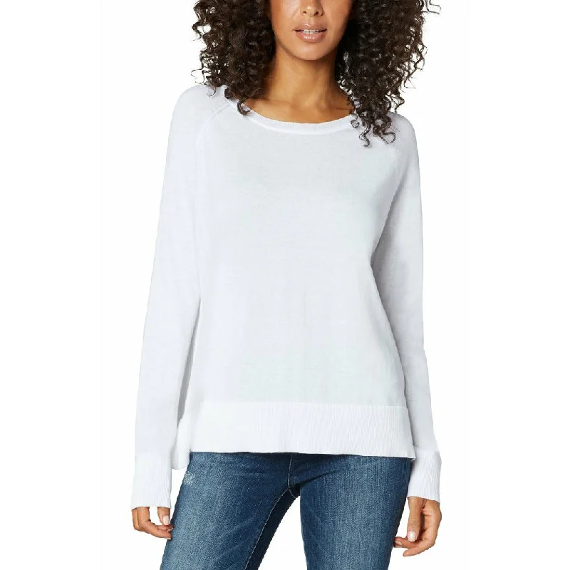 Raglan Sweater With Side Slits