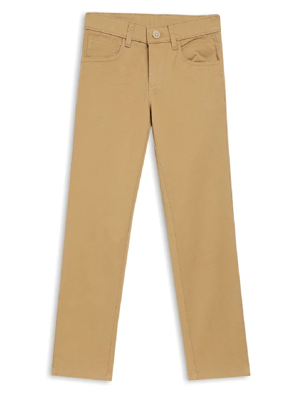 Boys Casual Beige Pants