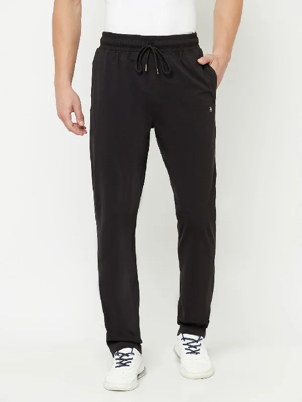 Men's Black Track Pant