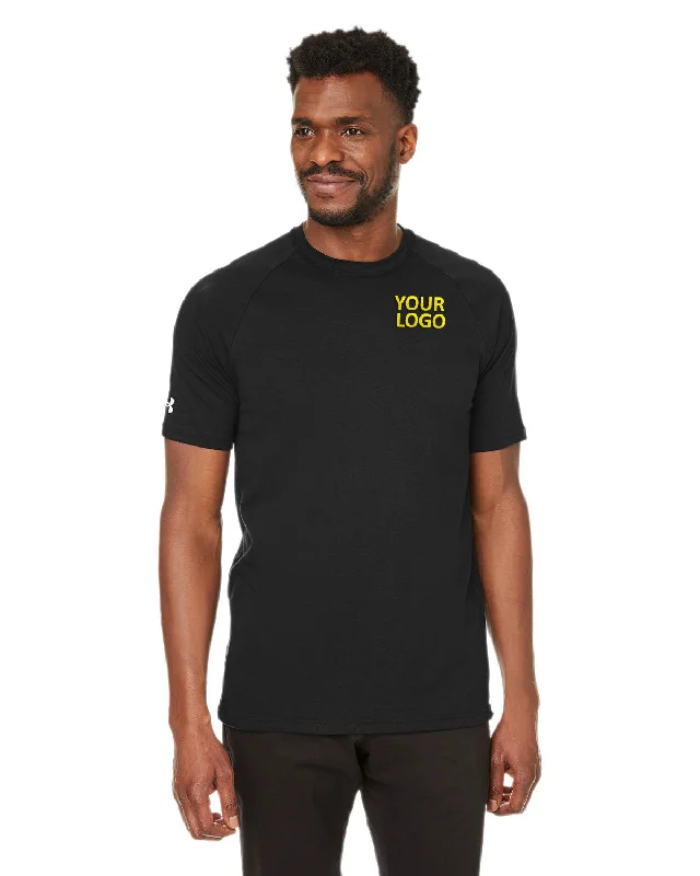 Celebrity Style Under Armour Unisex Athletics Customized T-Shirts, Black
