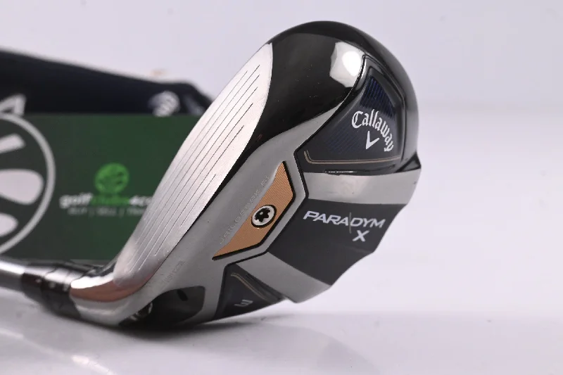 High Street Style Left Hand Callaway Paradym X #3 Hybrid / 18 Degree / Stiff Flex HZRDUS Silver 75 High Street Style Left Hand Callaway Paradym X #3 Hybrid / 18 Degree / Stiff Flex HZRDUS Silver 75
