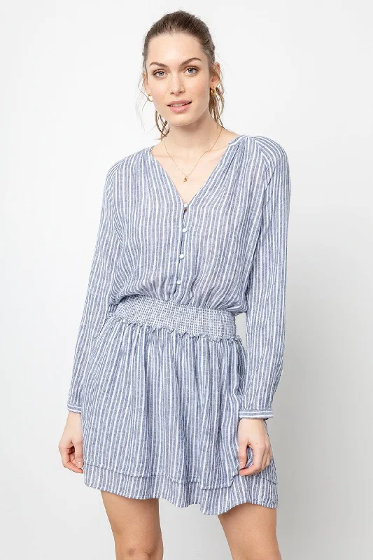 Rails - Jasmine Linen Dress in Tibet Stripe