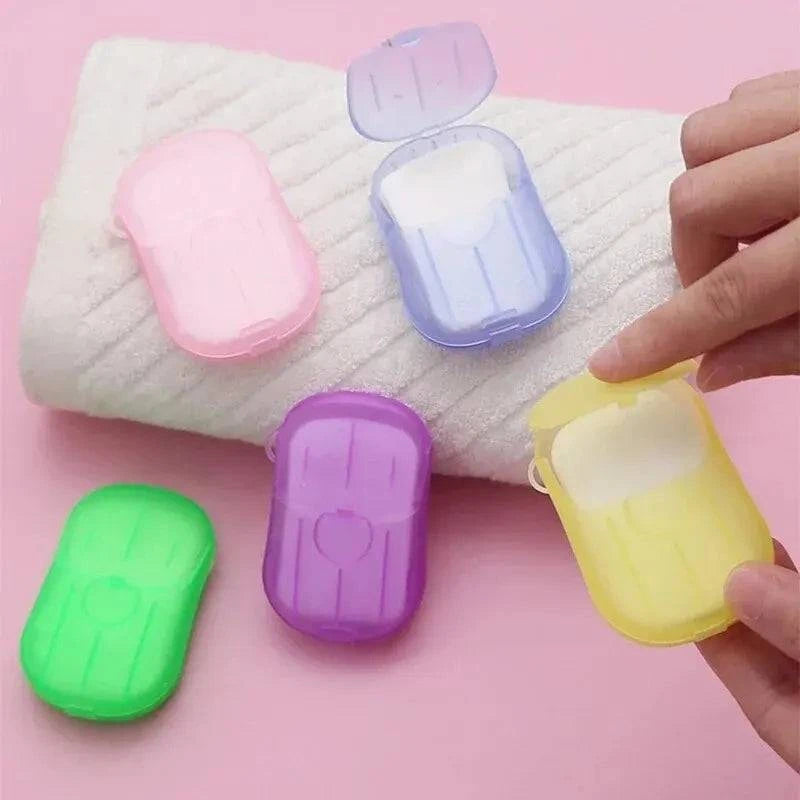 Comfortable And Cold-proof Portable Bathroom Soap Slices Bath Hand Washing Slice Sheets Outdoor Travel Scented Foaming Soap Paper Bath Clean Soap Tablets Comfortable And Cold-proof Portable Bathroom Soap Slices Bath Hand Washing Slice Sheets Outdoor Travel Scented Foaming Soap Paper Bath Clean Soap Tablets