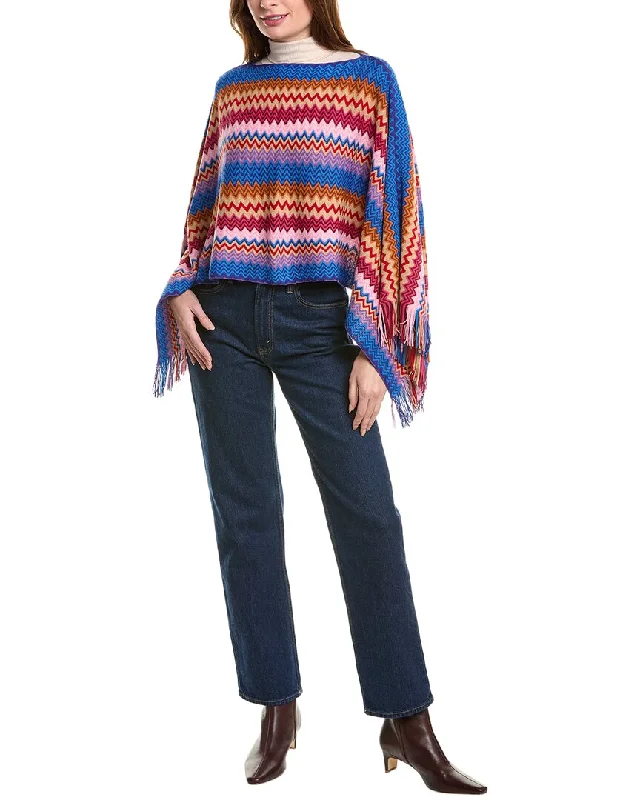 Missoni Wool-Blend Poncho