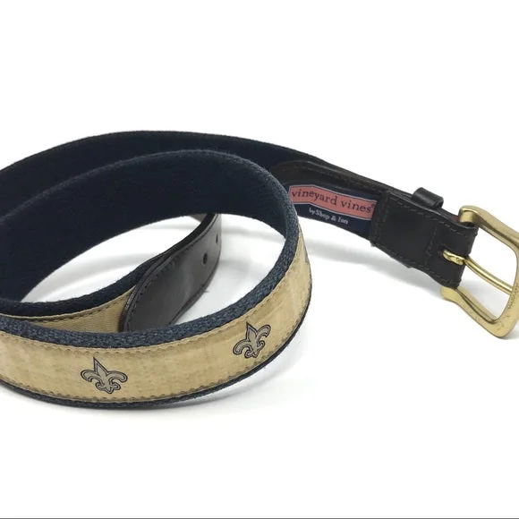 Vineyard Vines - Saints Waxed Canvas Belt