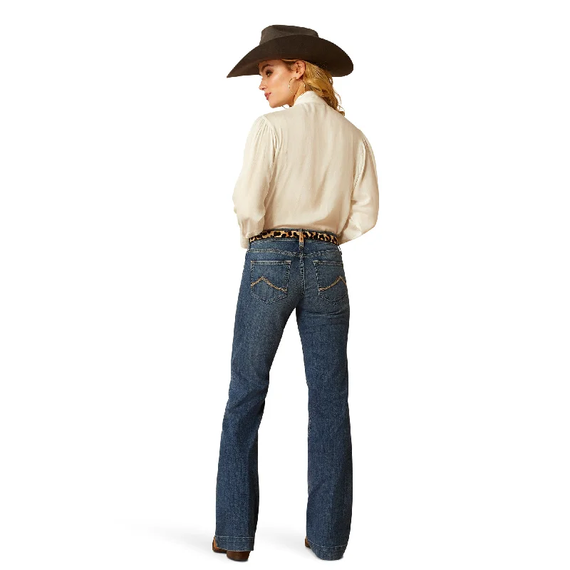 Classic Style Ariat Mid-rise Olivia Trouser- Columbia