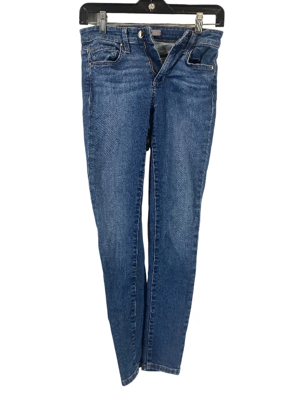 Fashion Expert Blue Denim Jeans Skinny Joes Jeans, Size 24