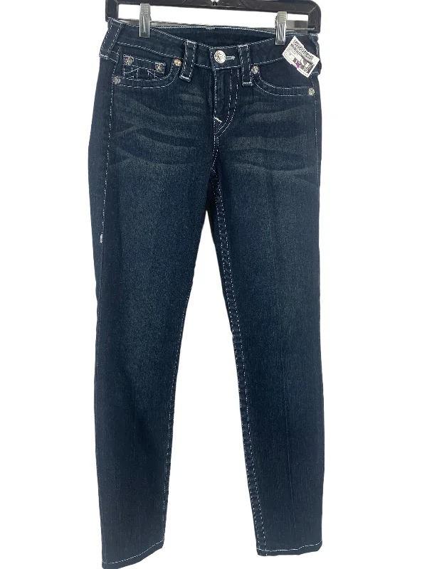 Goddess Outfit Blue Denim Jeans Skinny True Religion, Size 27