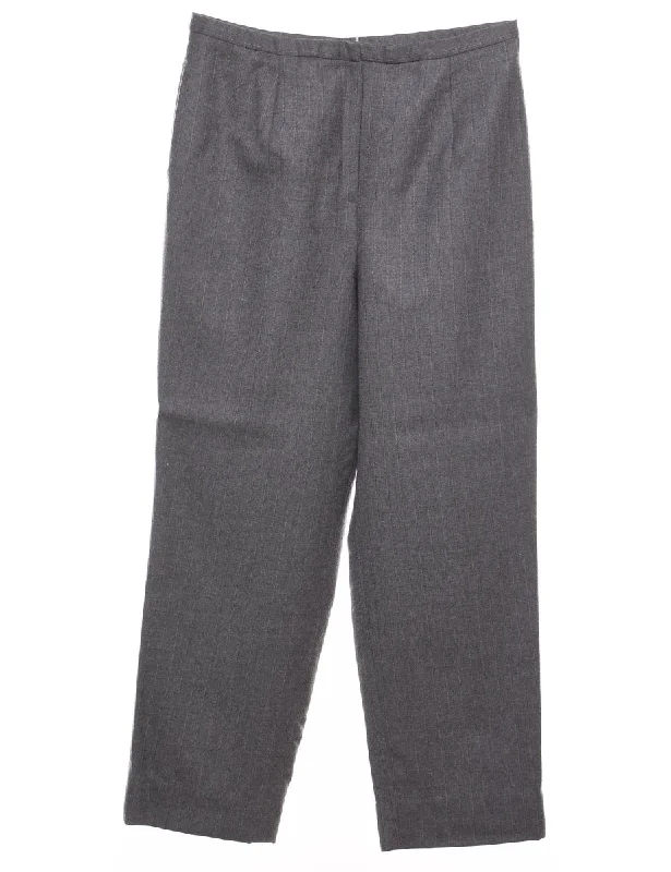 Body Design Pendleton Grey Tapered Trousers - W30 L28