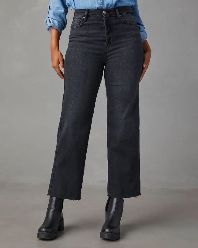 Simple Elegance Venti High Rise Straight Leg Crop Denim