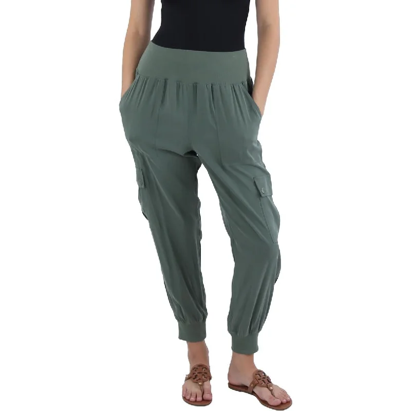 Michael Stars Womens Yara Cargo High Rise Jogger Pants