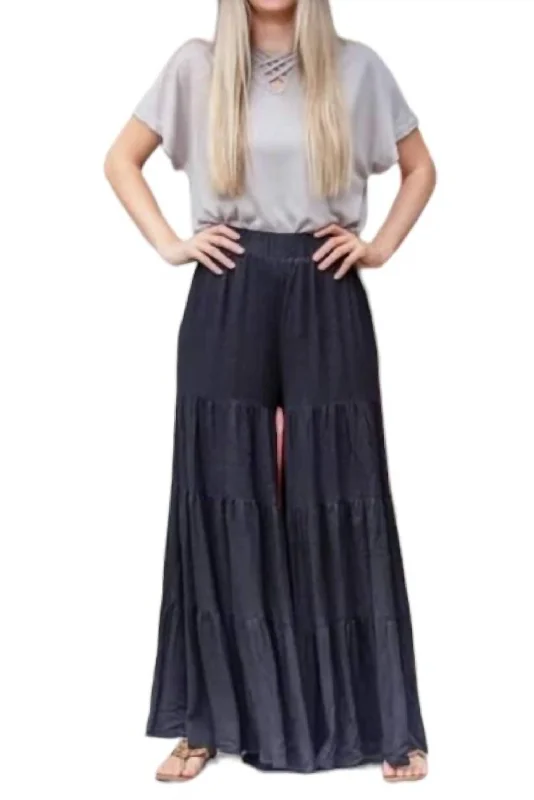 Nash Nights Out Palazzo Pants In Black