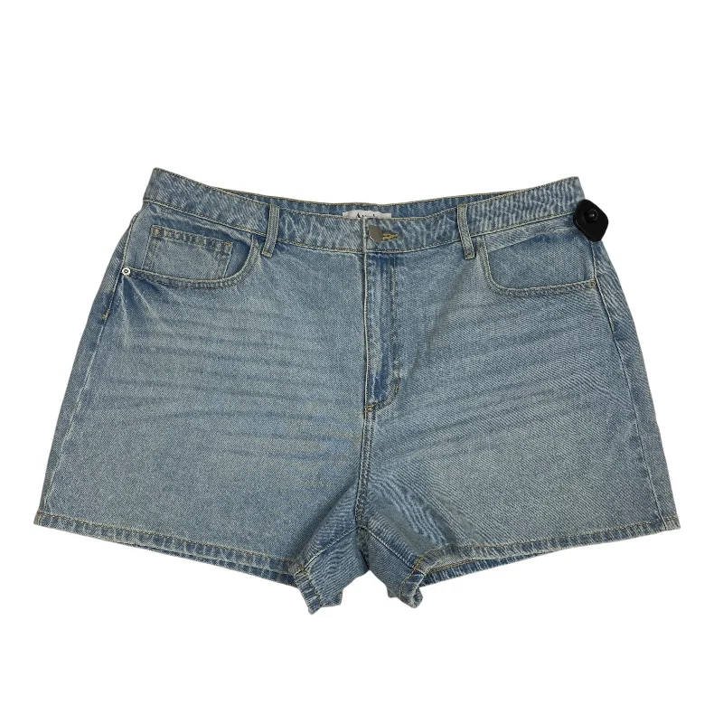 Shorts By Arula In Blue Denim, Size: 18