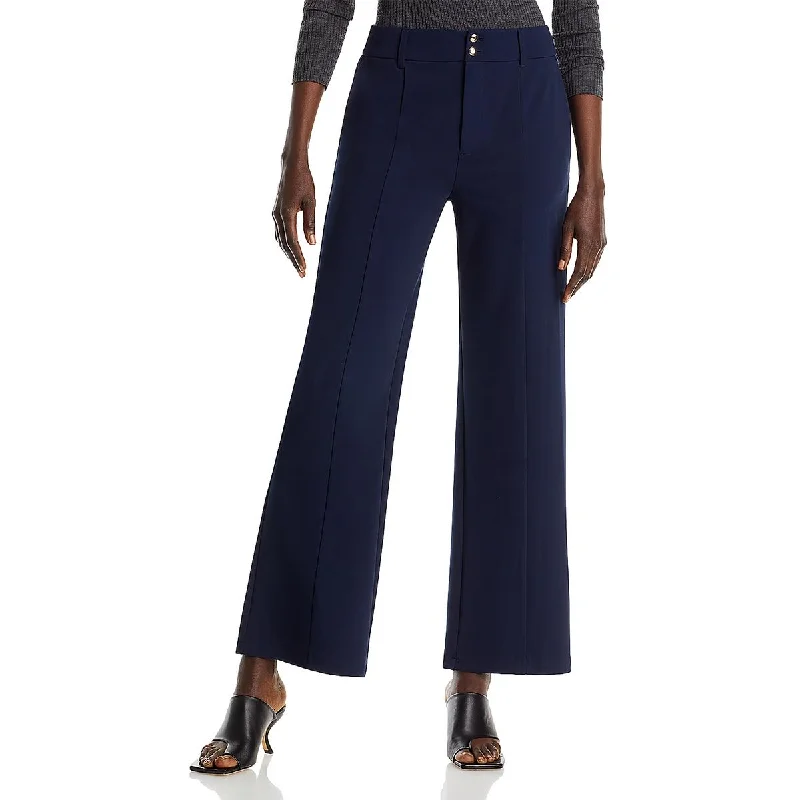 T Tahari Womens High Rise Work Wear Straight Leg Pants